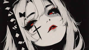 Dark Gothic Anime Girl Wallpaper
