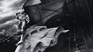 Dark Gothic Anime Scene Wallpaper