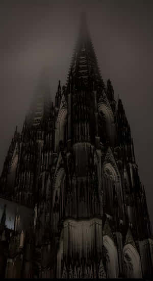 Dark Gothic Cathedral Spire Wallpaper