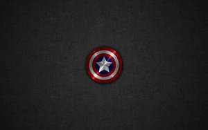 Dark Gray Captain America Shield Wallpaper