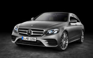 Dark Gray Mercedes Benz Clase E Wallpaper