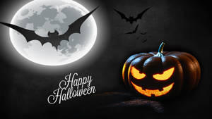 Dark Happy Halloween Wallpaper