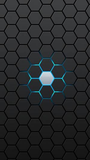 Dark Honeycomb Sci-fi Original Iphone 4 Wallpaper