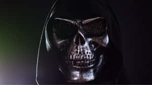 Dark Hooded Skull Evil Anime Wallpaper