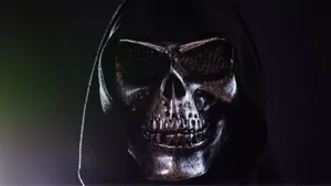 Dark Hooded Skull Evil Anime Wallpaper
