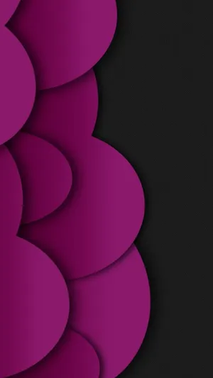 Dark Iphone Purple Hearts Wallpaper