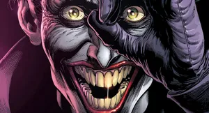 Dark Joker In Action Wallpaper