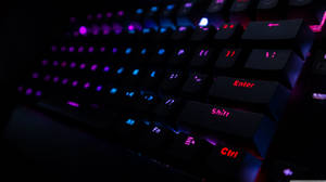 Dark Keyboard Rgb 4k Wallpaper