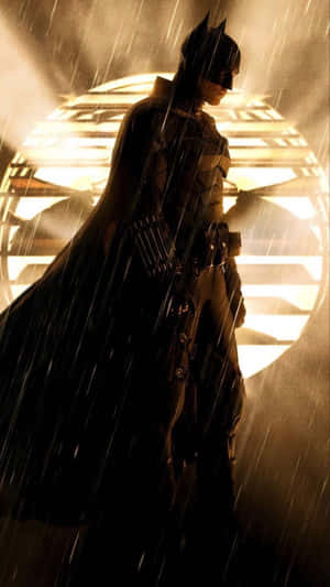 Dark Knight Bat Signal Rain Wallpaper