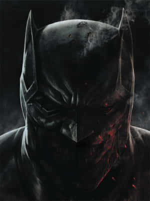 Dark Knight Brooding Portrait Wallpaper