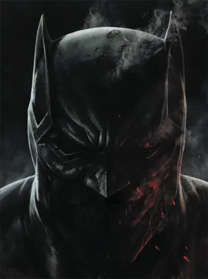 Dark Knight Brooding Portrait Wallpaper