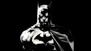 Dark Knight In Monochrome Wallpaper