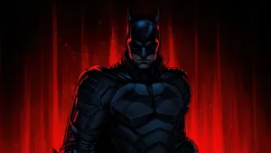 Dark Knight Red Backdrop Wallpaper