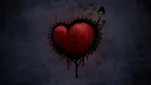 Dark Love Heart Wallpaper