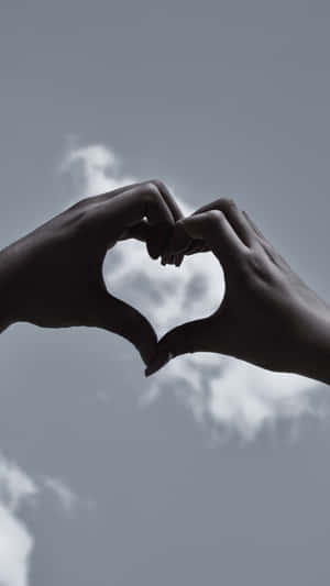 Dark Love Heart Shadow Wallpaper