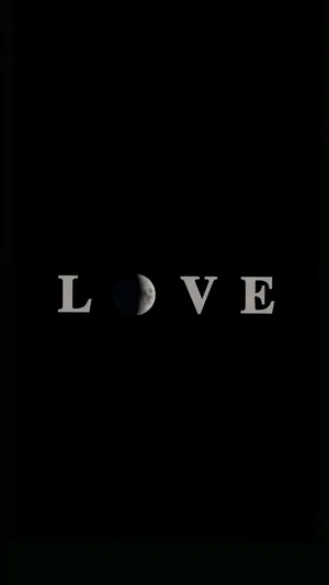 Dark Love Moon Phase Wallpaper