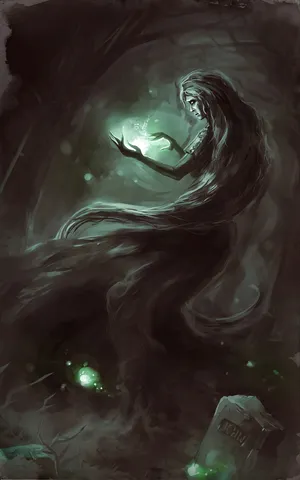 Dark Magic In Full Power Wallpaper