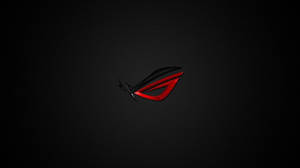 Dark Mesh With Black And Red Asus Rog Logo Wallpaper