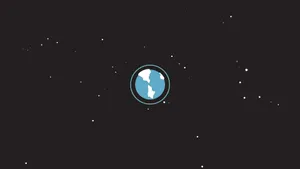 Dark Minimalist Earth Wallpaper