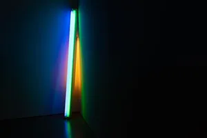 Dark Neon Lamp Strip Wallpaper
