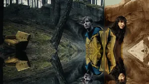 Dark Netflix Series Poster In A Time Warp Wallpaper