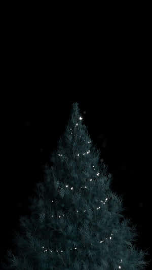 Dark Noir Christmas Tree Wallpaper