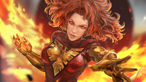 Dark Phoenix Jean Grey Comic Wallpaper