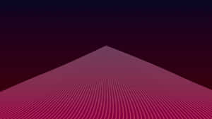 Dark Pink Minimalist Abstract Perspective Wallpaper