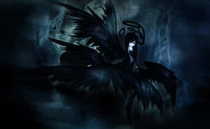 Dark Power: Mysterious Energy Emanating From A Floating Orb Wallpaper