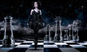 Dark Queen In A Mysterious Land Wallpaper