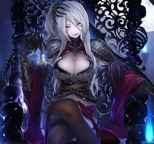 Dark Queen With An Intense Gaze Wallpaper