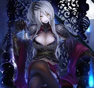 Dark Queen With An Intense Gaze Wallpaper