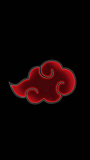 Dark Red Akatsuki Cloud Iphone Wallpaper