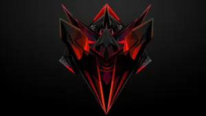 Dark Red Gaming Design Wallpaper