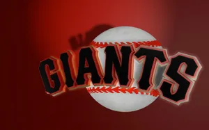 Dark Red San Francisco Giants Logo Wallpaper