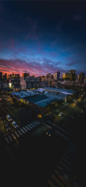 Dark Road In San Diego Iphone Wallpaper