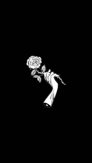 Dark Rose Aesthetic Simplicity.jpg Wallpaper