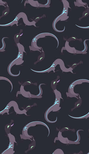 Dark Salandit Pattern Wallpaper