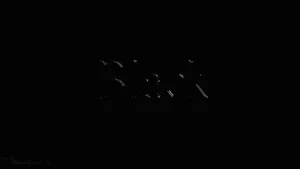 Dark Screen Inscribed With Black Word Wallpaper