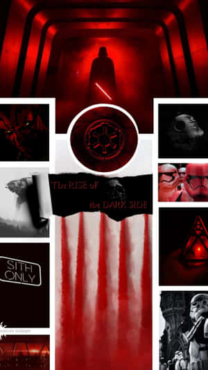 Dark Side Collage Star Wars Aesthetic Wallpaper