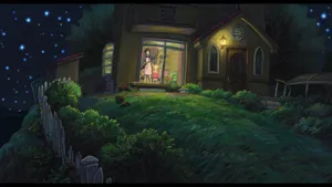 Dark Sky Anime Ponyo Wallpaper