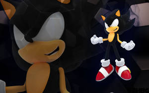 Dark Sonic 3d Abstract Art Wallpaper