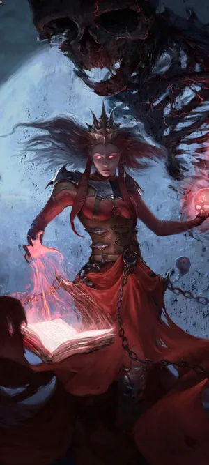 Dark_ Sorceress_ Summoning_ Power.jpg Wallpaper