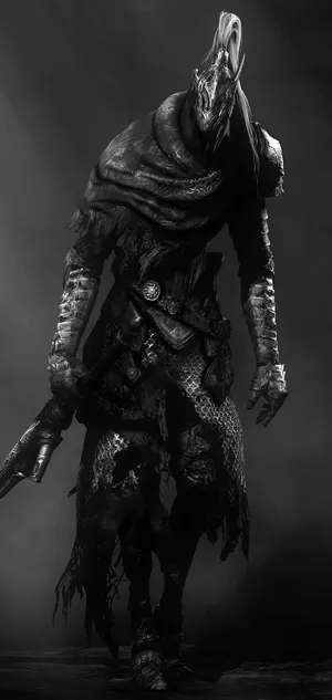 Dark Souls Black Knight Standing Wallpaper