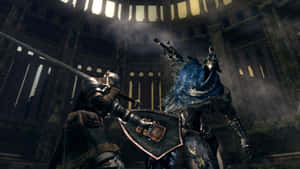 Dark Souls Boss Confrontation Wallpaper