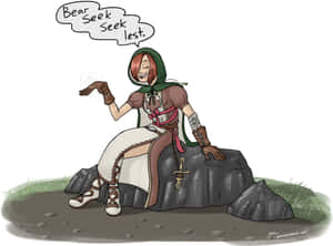 Dark Souls' Emerald Herald Guiding The Adventure. Wallpaper