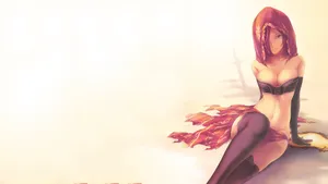 Dark Souls Emerald Herald In Majula Wallpaper