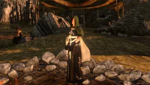 Dark Souls Emerald Herald In Majula Wallpaper