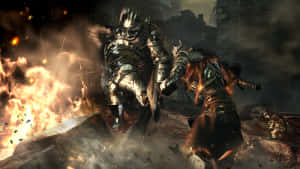 Dark Souls Epic Boss Battle Wallpaper