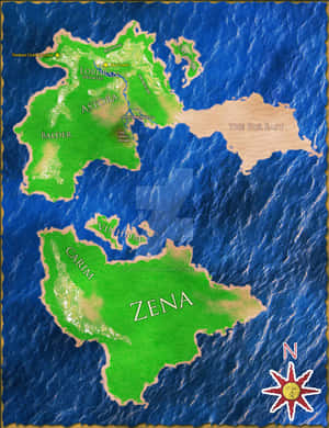 Dark Souls Fantasy World Map Wallpaper